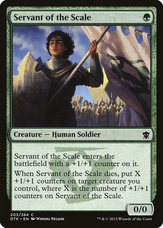 Servant of the Scale [Dragons of Tarkir] | Card Merchant Takapuna