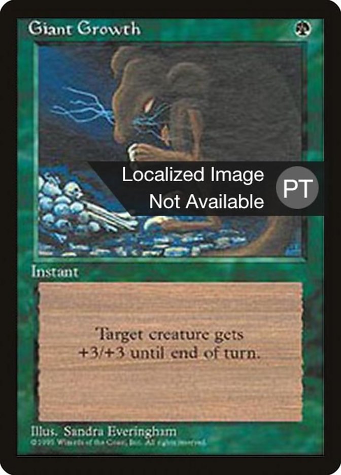 Giant Growth [Fourth Edition (Foreign Black Border)] | Card Merchant Takapuna