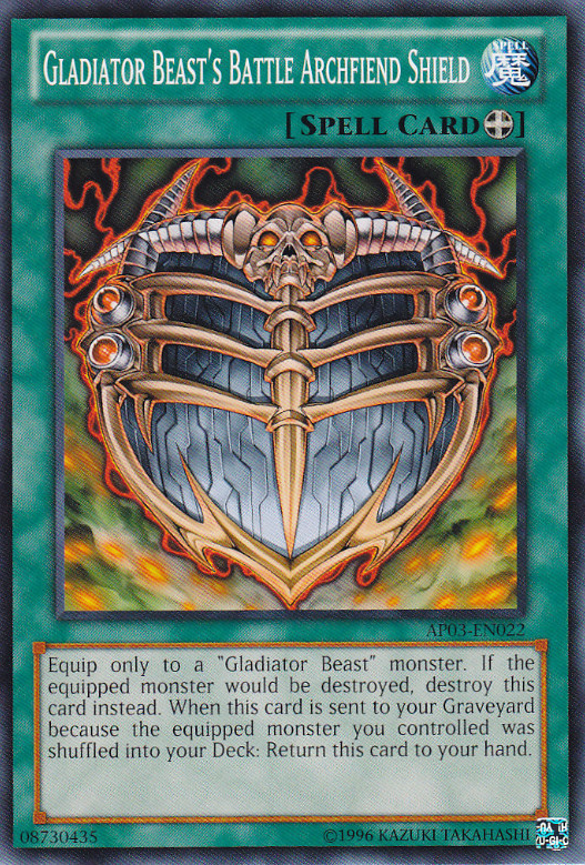 Gladiator Beast's Battle Archfiend Shield [AP03-EN022] Common | Card Merchant Takapuna