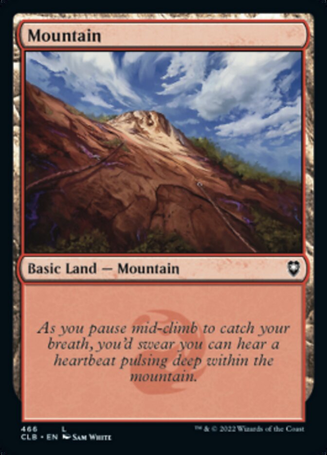 Mountain (466) [Commander Legends: Battle for Baldur's Gate] | Card Merchant Takapuna