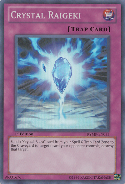 Crystal Raigeki [RYMP-EN055] Super Rare | Card Merchant Takapuna