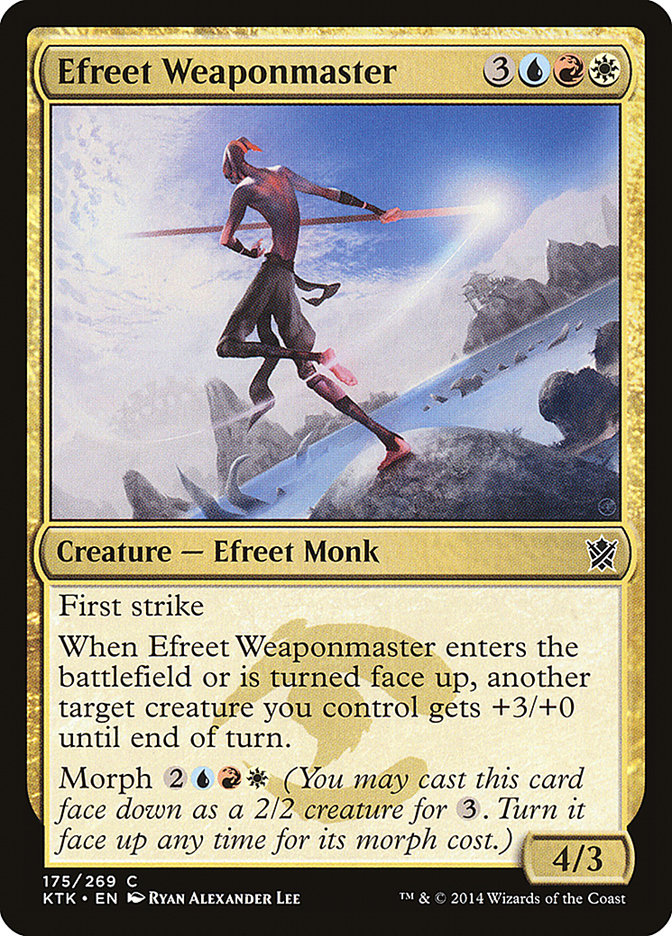 Efreet Weaponmaster [Khans of Tarkir] | Card Merchant Takapuna