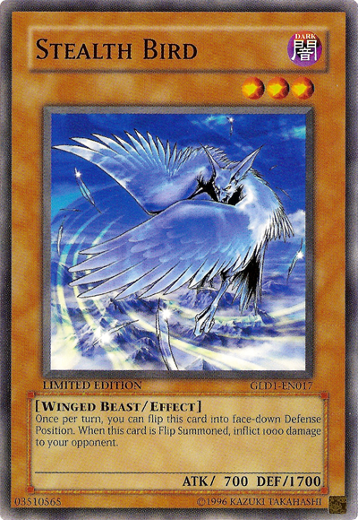 Stealth Bird [GLD1-EN017] Common | Card Merchant Takapuna