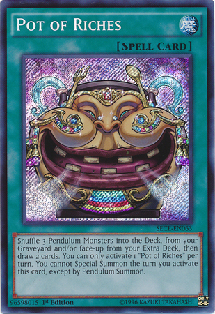 Pot of Riches [SECE-EN063] Secret Rare | Card Merchant Takapuna