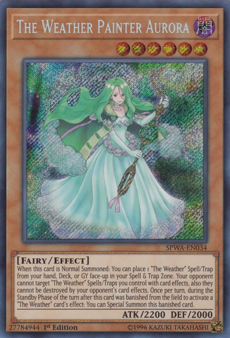 The Weather Painter Aurora [SPWA-EN034] Secret Rare | Card Merchant Takapuna