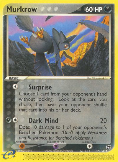 Murkrow (47/100) [EX: Sandstorm] | Card Merchant Takapuna