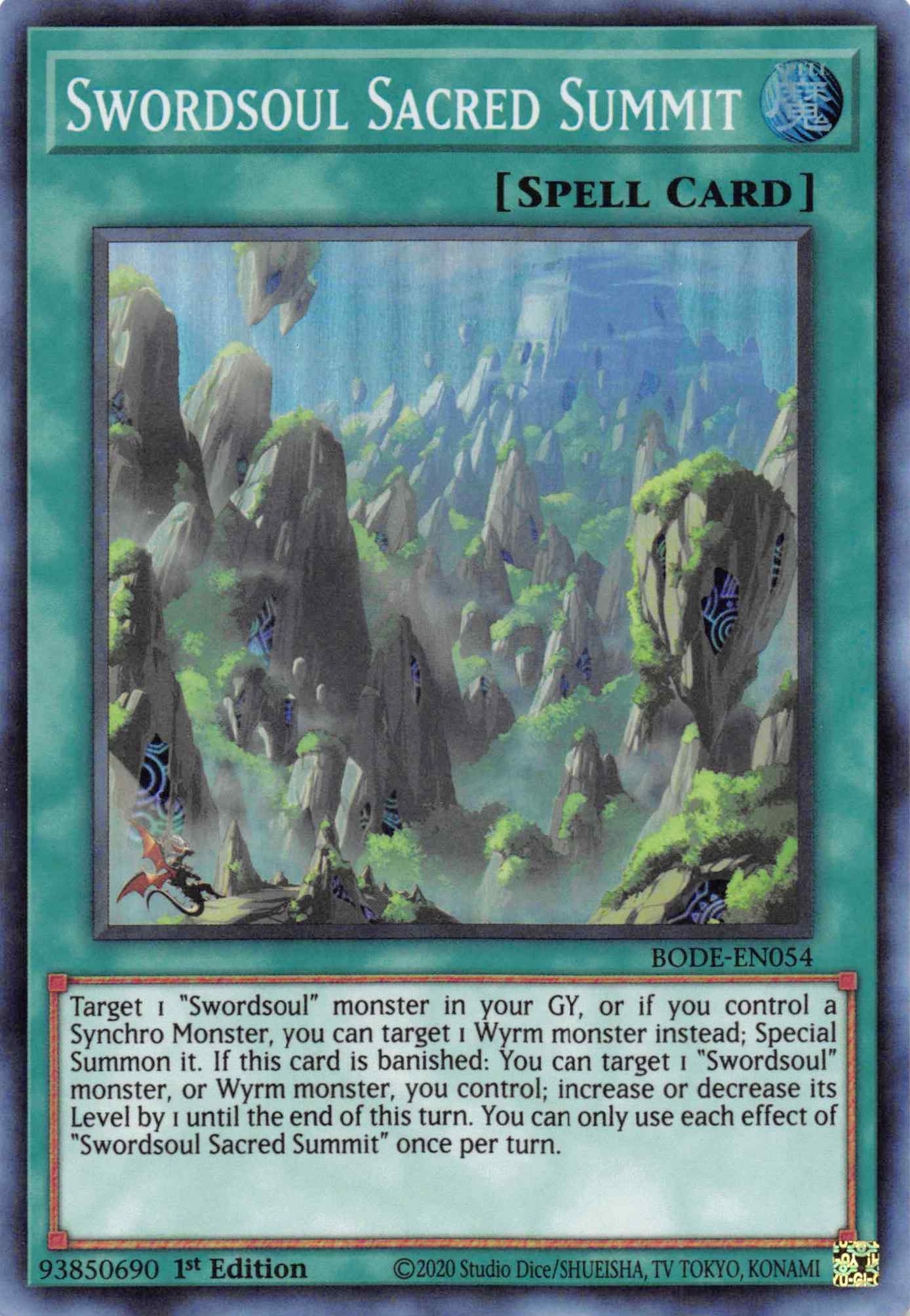 Swordsoul Sacred Summit [BODE-EN054] Super Rare | Card Merchant Takapuna