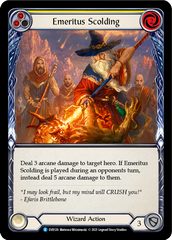 Emeritus Scolding (Yellow) [EVR126] (Everfest)  1st Edition Normal | Card Merchant Takapuna