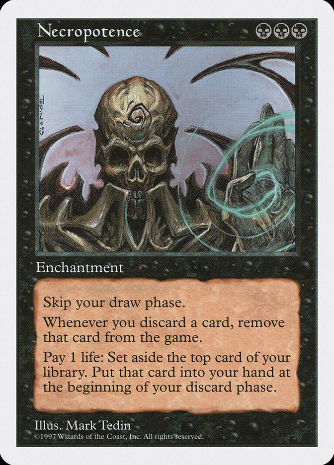 Necropotence [Fifth Edition] | Card Merchant Takapuna