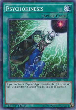 Psychokinesis [BP03-EN161] Shatterfoil Rare | Card Merchant Takapuna