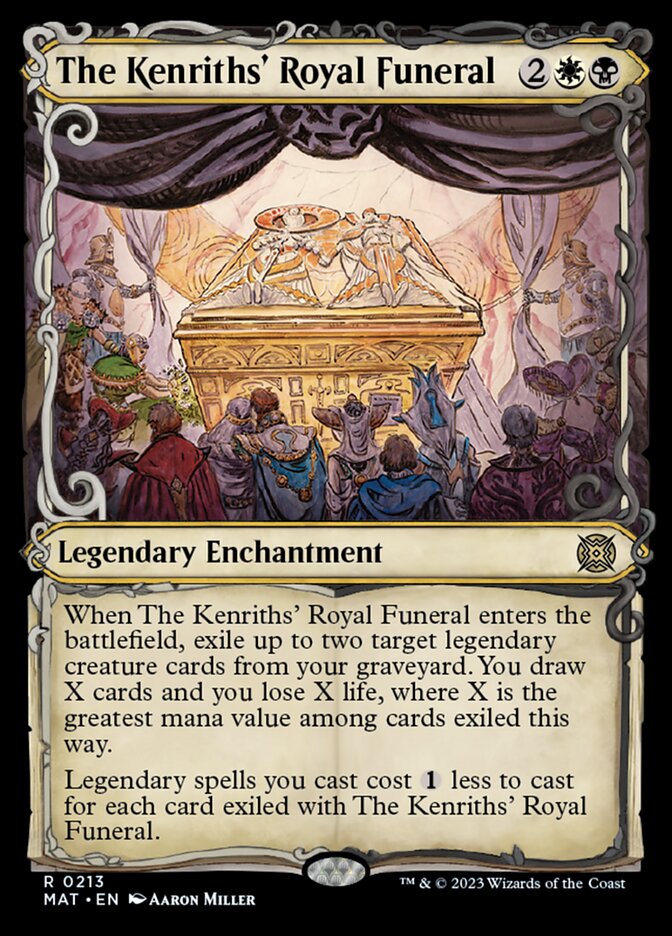 The Kenriths' Royal Funeral (Showcase Halo Foil) [March of the Machine: The Aftermath] | Card Merchant Takapuna