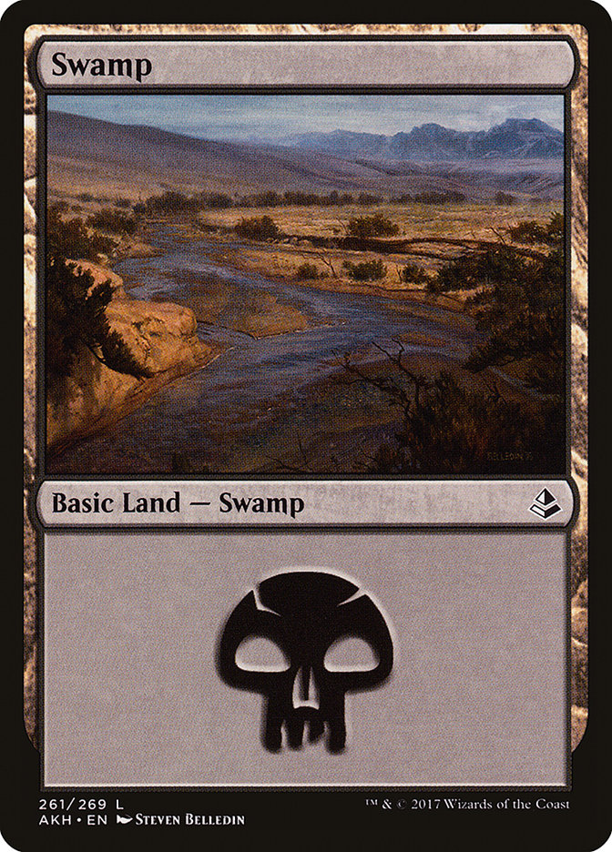 Swamp (261) [Amonkhet] | Card Merchant Takapuna