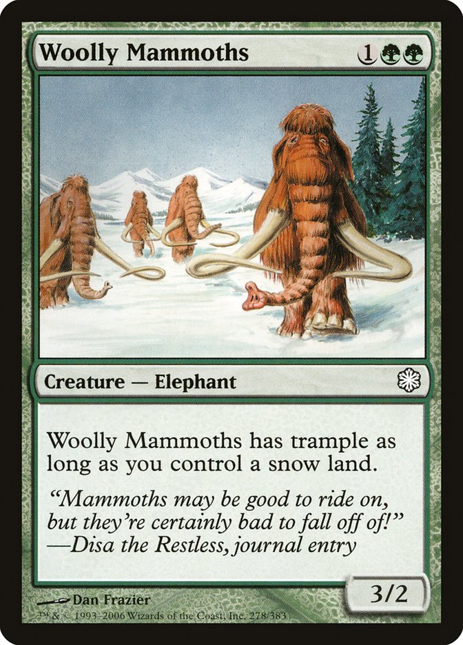 Woolly Mammoths [Coldsnap Theme Decks] | Card Merchant Takapuna