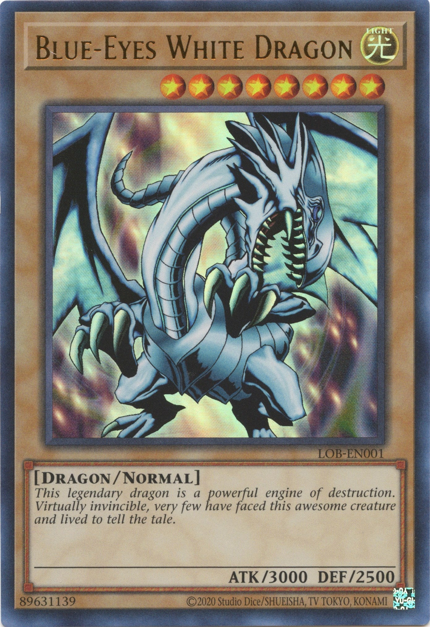 Blue-Eyes White Dragon (25th Anniversary) [LOB-EN001] Ultra Rare | Card Merchant Takapuna