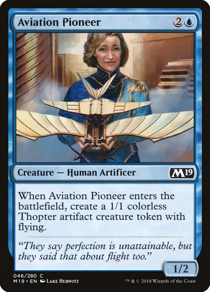 Aviation Pioneer [Core Set 2019] | Card Merchant Takapuna