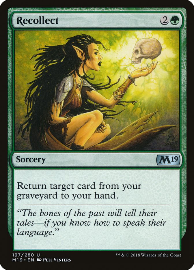 Recollect [Core Set 2019] | Card Merchant Takapuna