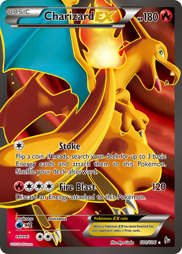 Charizard EX (100/106) [XY: Flashfire] | Card Merchant Takapuna