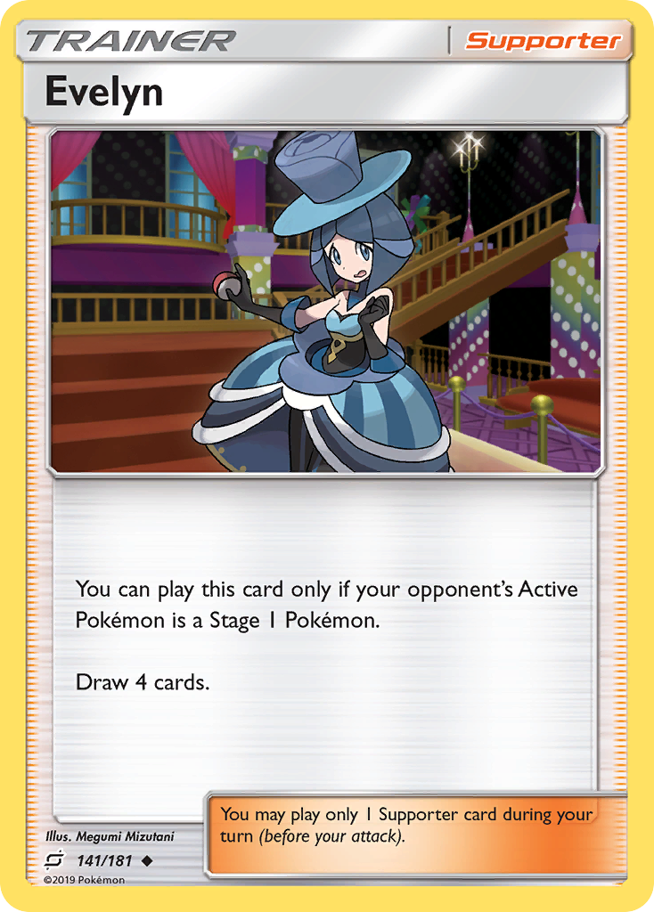 Evelyn (141/181) [Sun & Moon: Team Up] | Card Merchant Takapuna