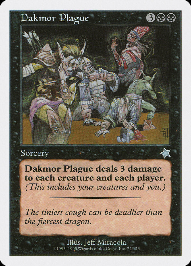 Dakmor Plague [Starter 1999] | Card Merchant Takapuna