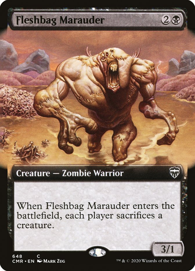 Fleshbag Marauder (Extended Art) [Commander Legends] | Card Merchant Takapuna