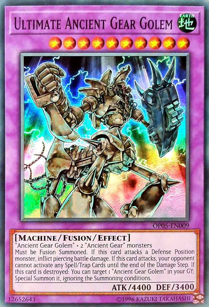 Ultimate Ancient Gear Golem [OP05-EN009] Super Rare | Card Merchant Takapuna