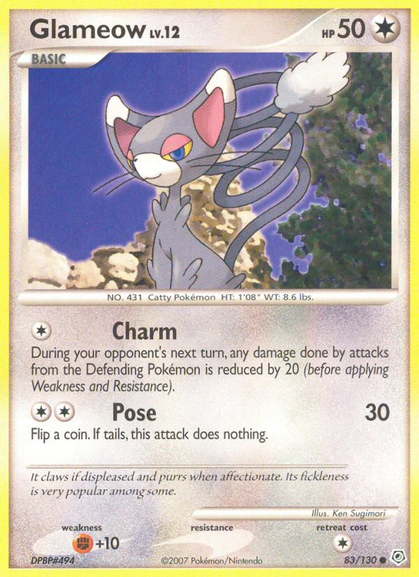 Glameow (83/130) [Diamond & Pearl: Base Set] | Card Merchant Takapuna