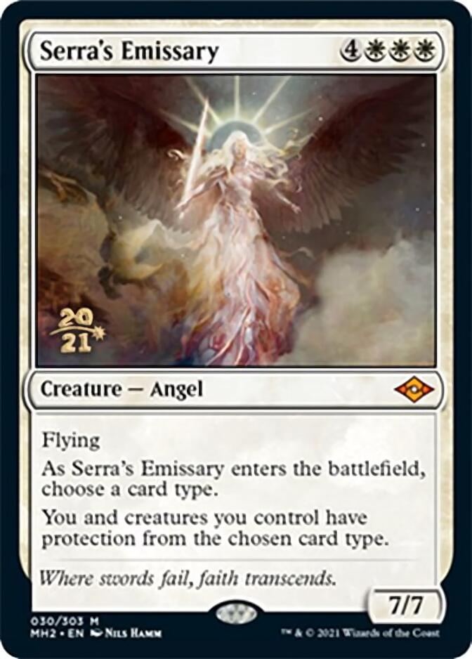 Serra's Emissary [Modern Horizons 2 Prerelease Promos] | Card Merchant Takapuna