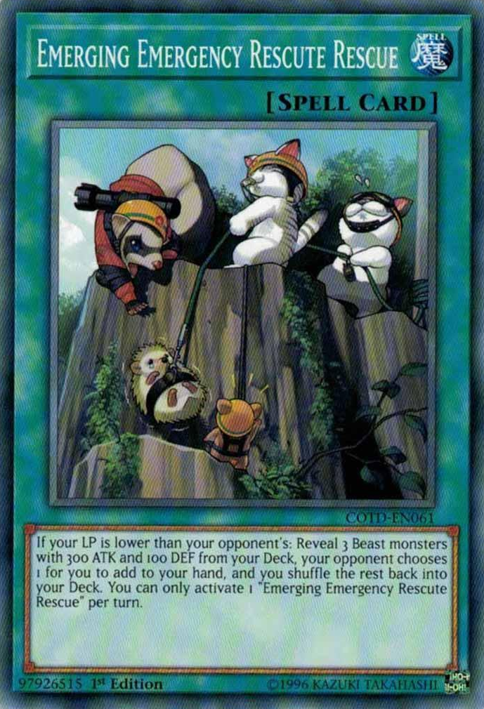 Emerging Emergency Rescute Rescue [COTD-EN061] Common | Card Merchant Takapuna