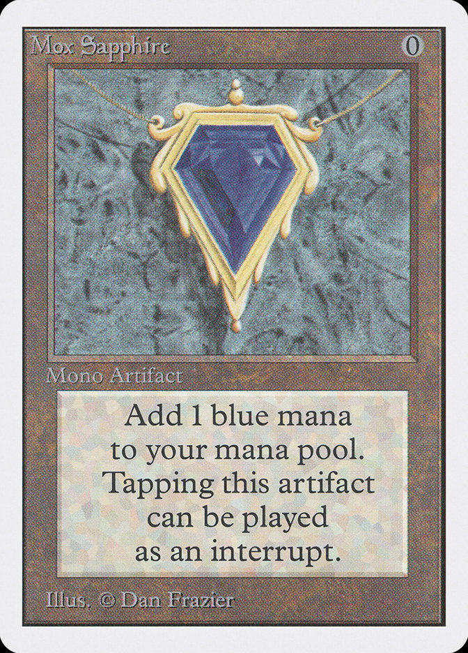 Mox Sapphire [Unlimited Edition] | Card Merchant Takapuna