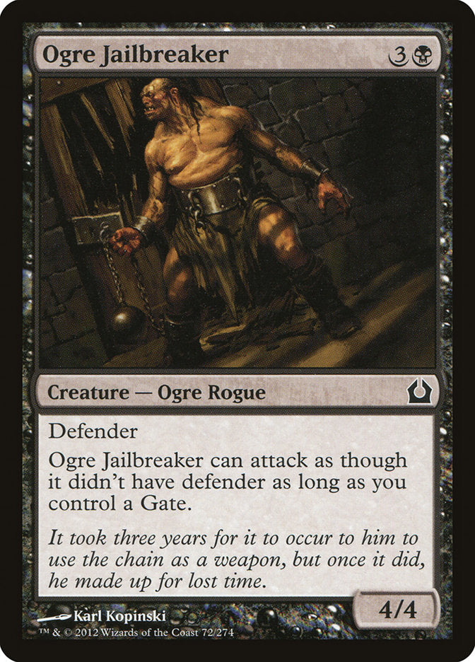 Ogre Jailbreaker [Return to Ravnica] | Card Merchant Takapuna