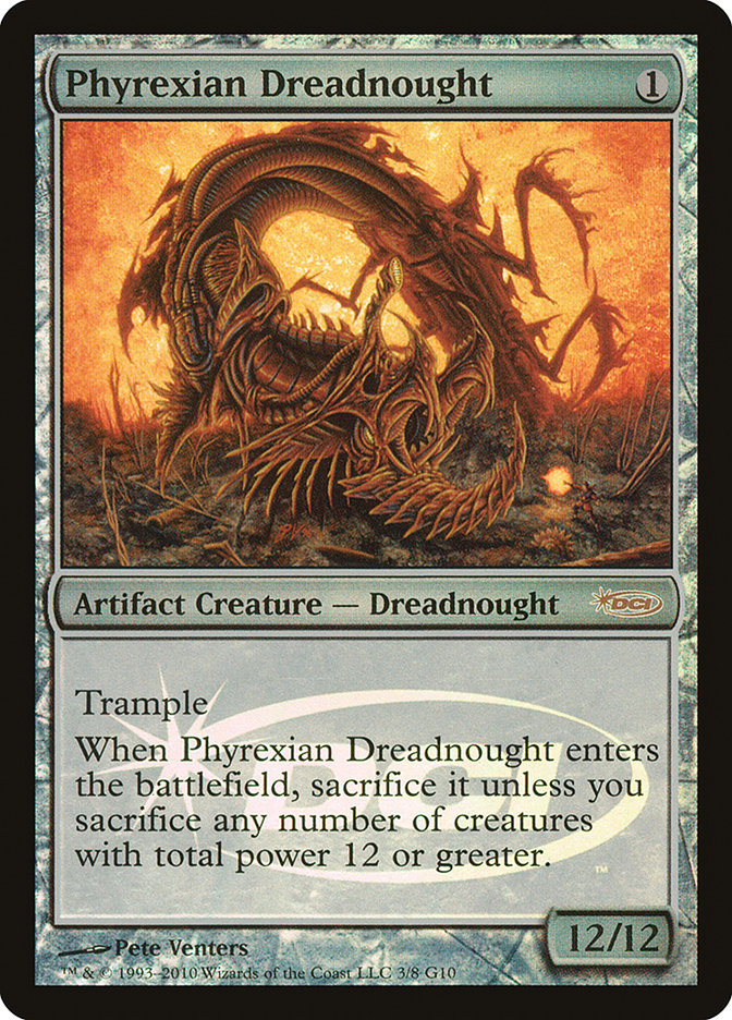 Phyrexian Dreadnought [Judge Gift Cards 2010] | Card Merchant Takapuna