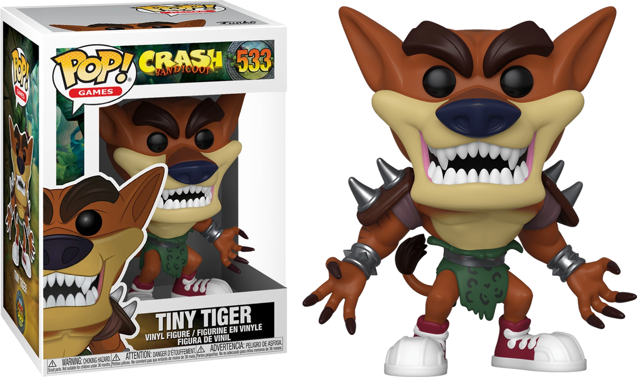 Crash Bandicoot - Tiny Tiger Pop! 533 | Card Merchant Takapuna