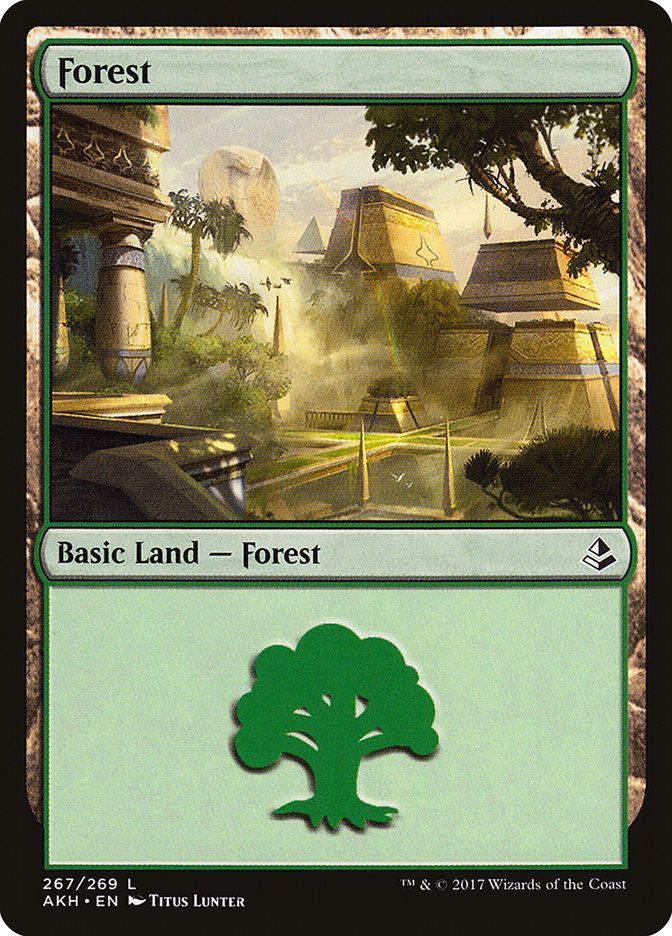 Forest (267) [Amonkhet] | Card Merchant Takapuna