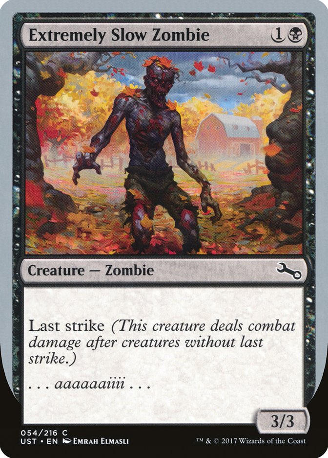 Extremely Slow Zombie ("...aaaaaaiiii...") [Unstable] | Card Merchant Takapuna