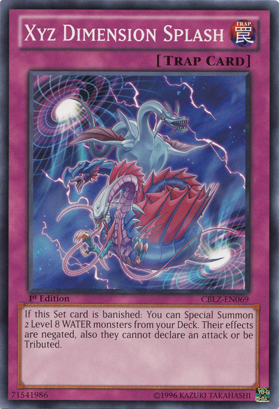 Xyz Dimension Splash [CBLZ-EN069] Common | Card Merchant Takapuna