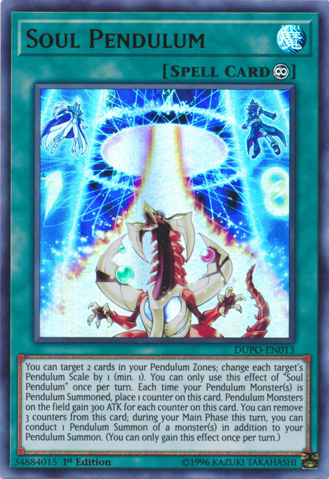 Soul Pendulum [DUPO-EN013] Ultra Rare | Card Merchant Takapuna