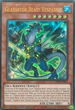 Gladiator Beast Vespasius [CHIM-ENSP1] Ultra Rare | Card Merchant Takapuna