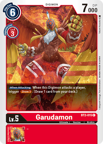 Garudamon [BT2-015] [Release Special Booster Ver.1.5] | Card Merchant Takapuna