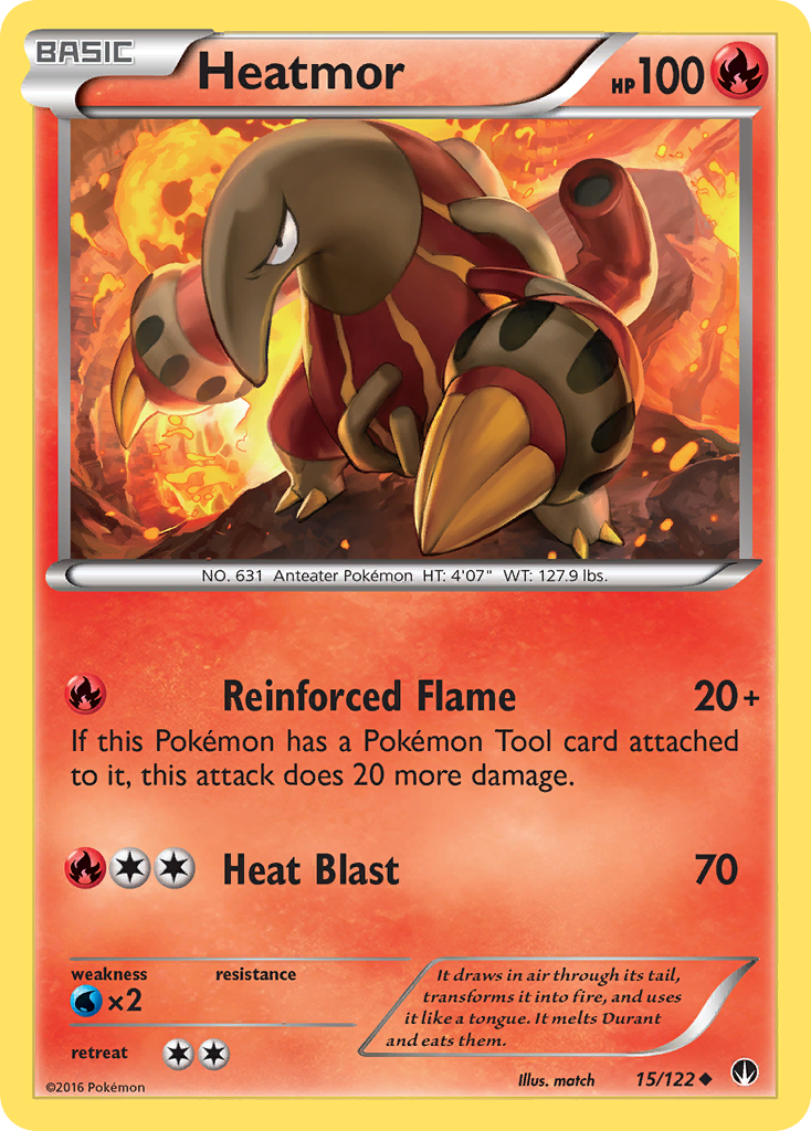 Heatmor (15/122) [XY: BREAKpoint] | Card Merchant Takapuna