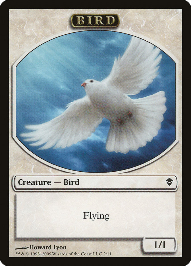 Bird Token [Zendikar Tokens] | Card Merchant Takapuna