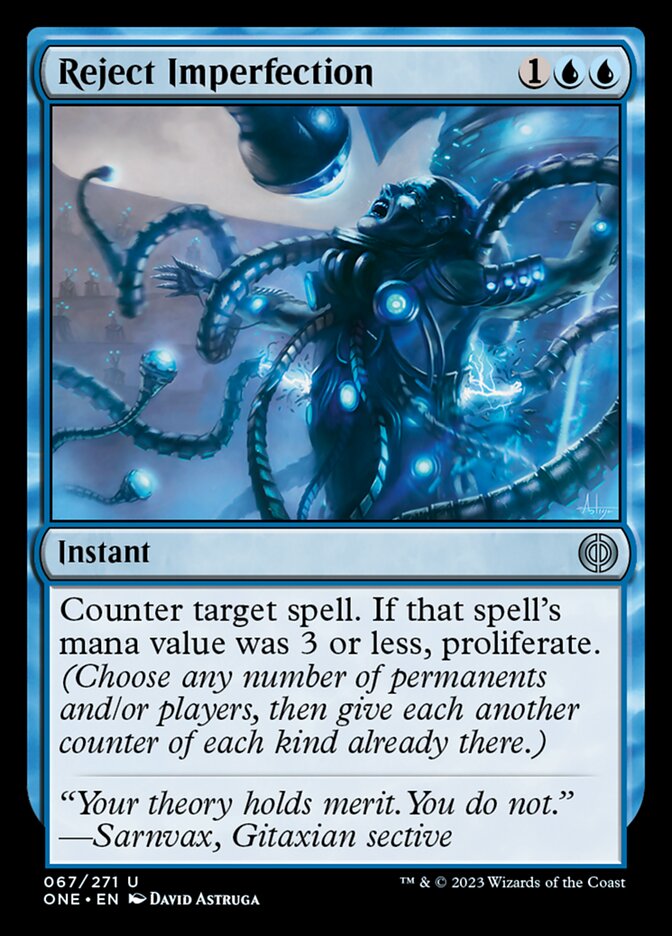 Reject Imperfection [Phyrexia: All Will Be One] | Card Merchant Takapuna