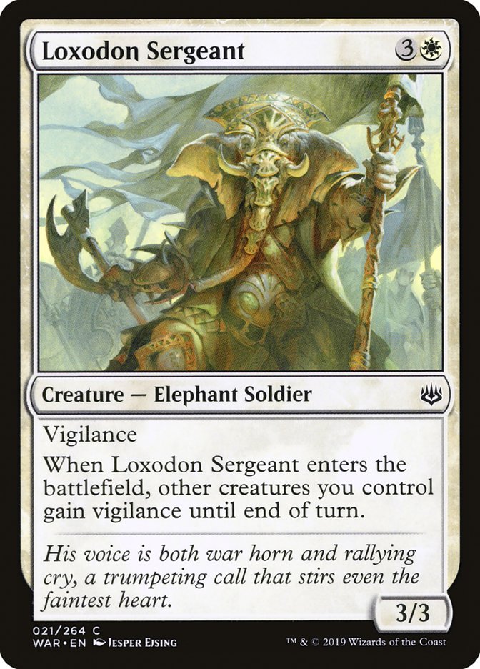 Loxodon Sergeant [War of the Spark] | Card Merchant Takapuna