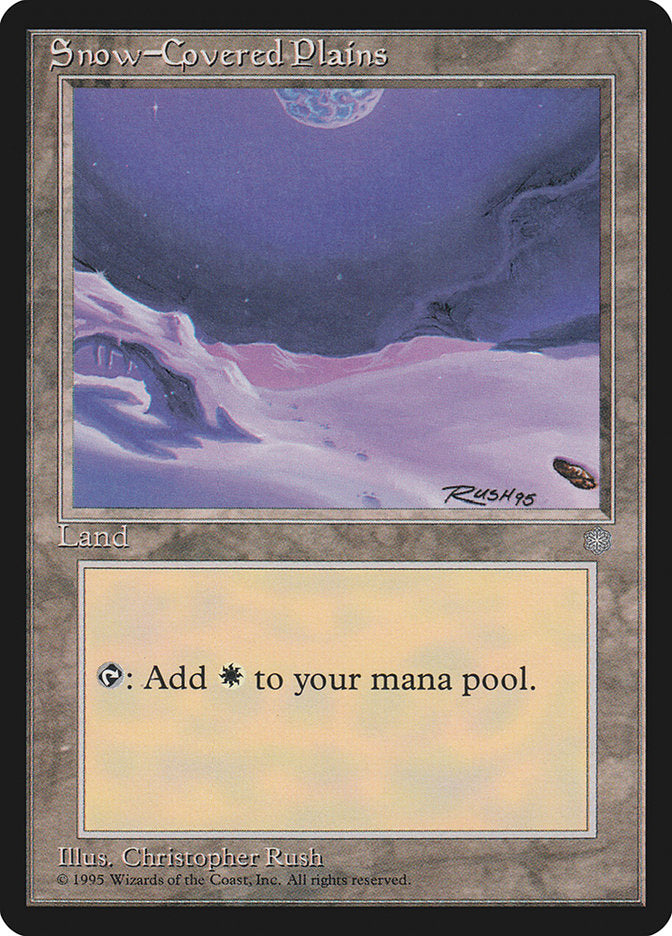 Snow-Covered Plains [Ice Age] | Card Merchant Takapuna