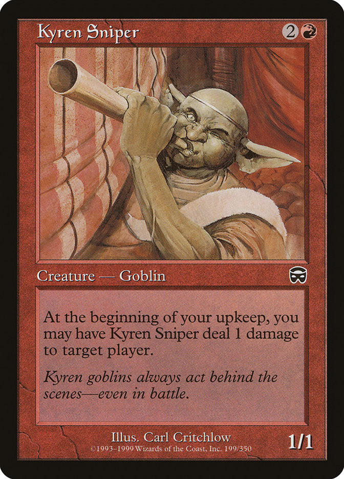 Kyren Sniper [Mercadian Masques] | Card Merchant Takapuna