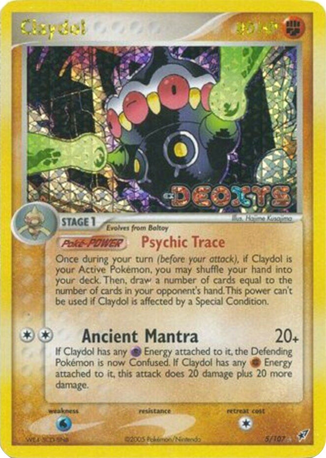 Claydol (5/107) (Stamped) [EX: Deoxys] | Card Merchant Takapuna