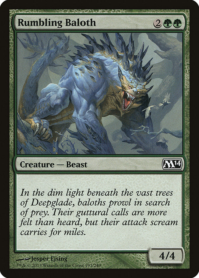 Rumbling Baloth [Magic 2014] | Card Merchant Takapuna