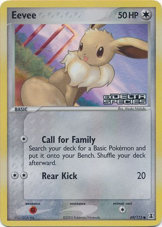 Eevee (69/113) (Stamped) [EX: Delta Species] | Card Merchant Takapuna