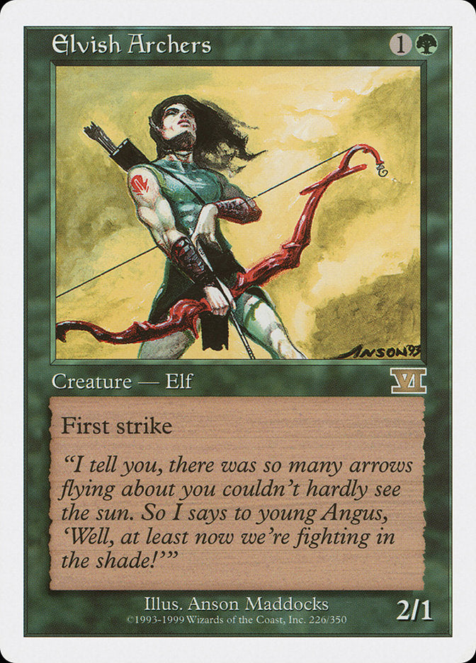 Elvish Archers [Classic Sixth Edition] | Card Merchant Takapuna