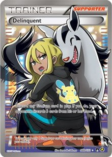 Delinquent (98b/122) (Full Art) (Alternate Art Promo) [XY: BREAKpoint] | Card Merchant Takapuna