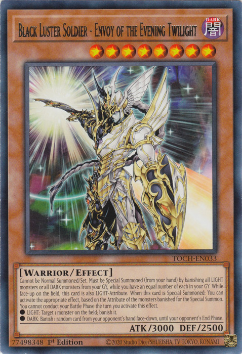 Black Luster Soldier - Envoy of the Evening Twilight [TOCH-EN033] Rare | Card Merchant Takapuna